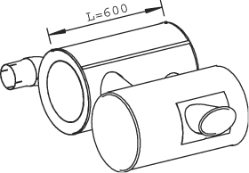 Nachfolgender Schalldämpfer DINEX 28469