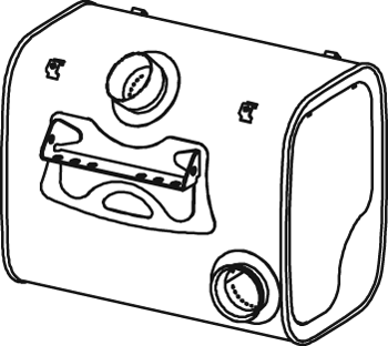 Zentral- und Oberschalldämpfer DINEX 28482