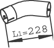 DINEX 28753 Auspuffrohr
