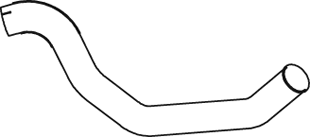 DINEX 28765 Auspuffrohr