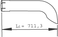 DINEX 28791 Auspuffrohr
