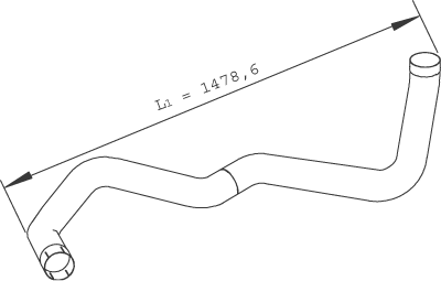DINEX 28792 Auspuffrohr