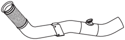 DINEX Auspuffrohr 29098