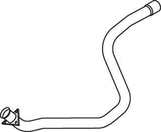 DINEX 29102 Auspuffrohr