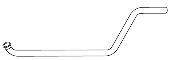 DINEX 29127 Auspuffrohr