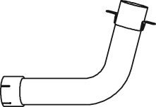 DINEX 29185 Auspuffrohr