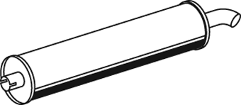 Zentral-/Außenschalldämpfer DINEX 29305