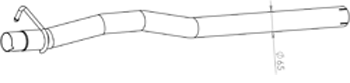 DINEX 29650 Auspuffrohr
