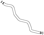 DINEX 2AN001 Auspuffrohr