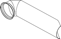 DINEX 2KG001 Auspuffrohr