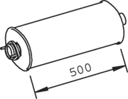 DINEX 36312 Medienschalldämpfer