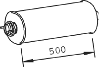 DINEX 36314 Medienschalldämpfer