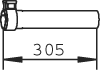 DINEX 36609 Auspuffrohr