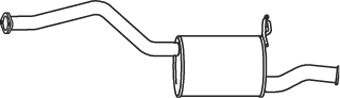 Rückschalldämpfer DINEX 38326