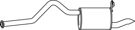 Zentral-/Außenschalldämpfer DINEX 38328