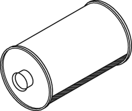 Zentral-/Außenschalldämpfer DINEX 40306