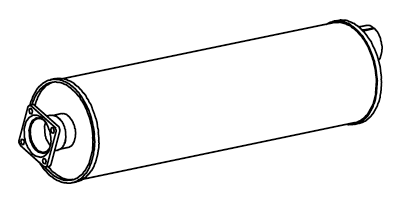 Zentral-/Außenschalldämpfer DINEX 44307