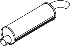 Zentral- und Oberschalldämpfer DINEX 44314