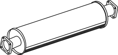 Zentral-/Außenschalldämpfer DINEX 44360