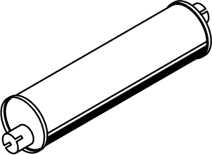 Zentral-/Außenschalldämpfer DINEX 44365