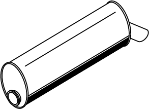 Zentral-/Außenschalldämpfer DINEX 44380