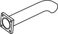 DINEX 44613 Auspuffrohr