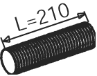 DINEX 47111 Auspuffrohr