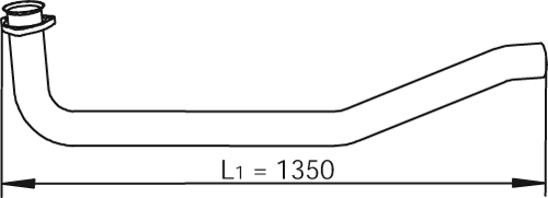 DINEX Auspuffrohr 47146