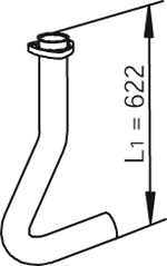 DINEX 47278 Auspuffrohr