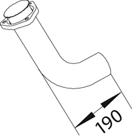 DINEX 47281 Auspuffrohr