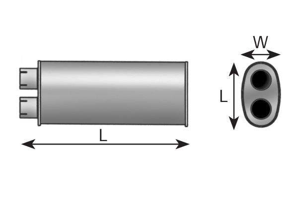 DINEX 47300 Medienschalldämpfer