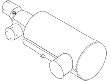 DINEX 47366 Medienschalldämpfer