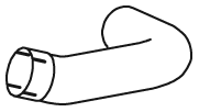 DINEX 47504 Auspuffrohr