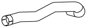 DINEX 47509 Auspuffrohr