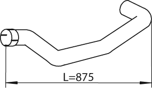 DINEX Auspuffrohr 47529