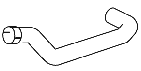 DINEX 47539 Auspuffrohr