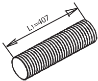 DINEX 47602 Auspuffrohr