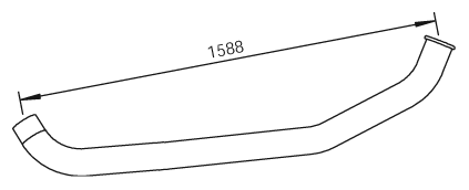DINEX Auspuffrohr 47610
