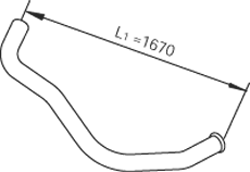 DINEX Auspuffrohr 47622
