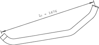 DINEX Auspuffrohr 47626