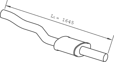 Rückschalldämpfer DINEX 47688