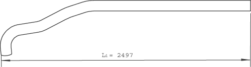 DINEX Auspuffrohr 47697