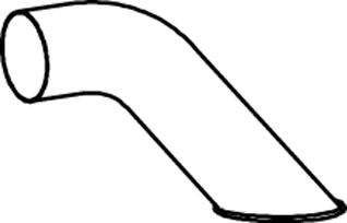 DINEX 47755 Auspuffrohr