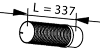 DINEX 48117 Auspuffrohr