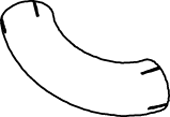 DINEX 48123 Auspuffrohr