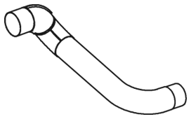 DINEX 48124 Auspuffrohr