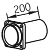 DINEX 48128 Auspuffrohr