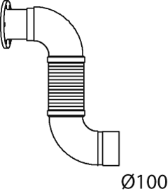 DINEX 48133 Auspuffrohr