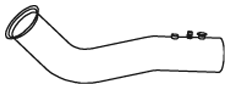 DINEX 48170 Auspuffrohr