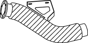 DINEX 48186 Auspuffrohr